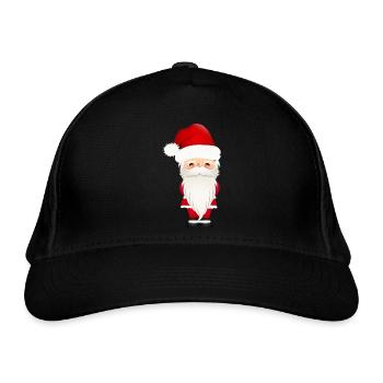 Magical St. Nicholas Santa Claus Santa Claus - Organic Baseball Cap - black - Front