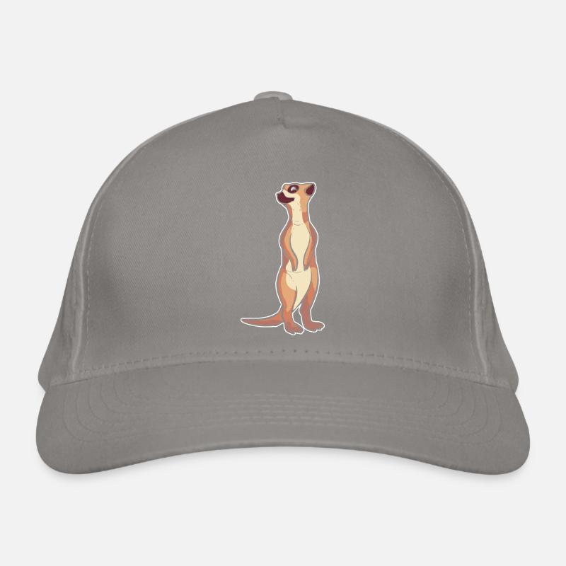 Erdmännchen Bio-Baseballkappe