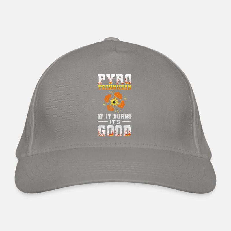 Pyro Firecrackers Beautiful Event Show Organic Baseball Cap
