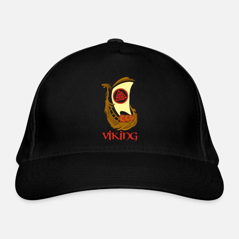 Viking Ship Organic Baseball Cap