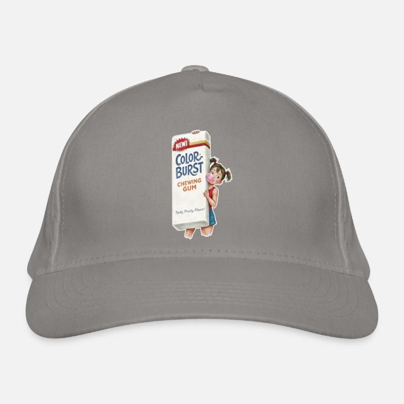 Retro Chewing Gum Organic Baseball Cap