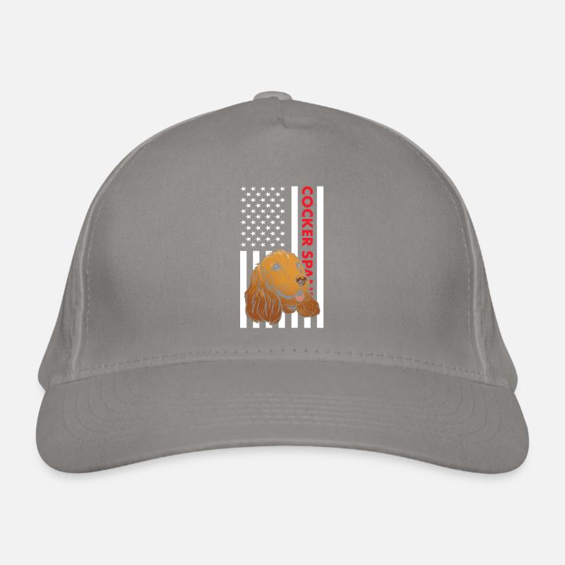 Chien Corgi Us drapeau Casquette classique bio