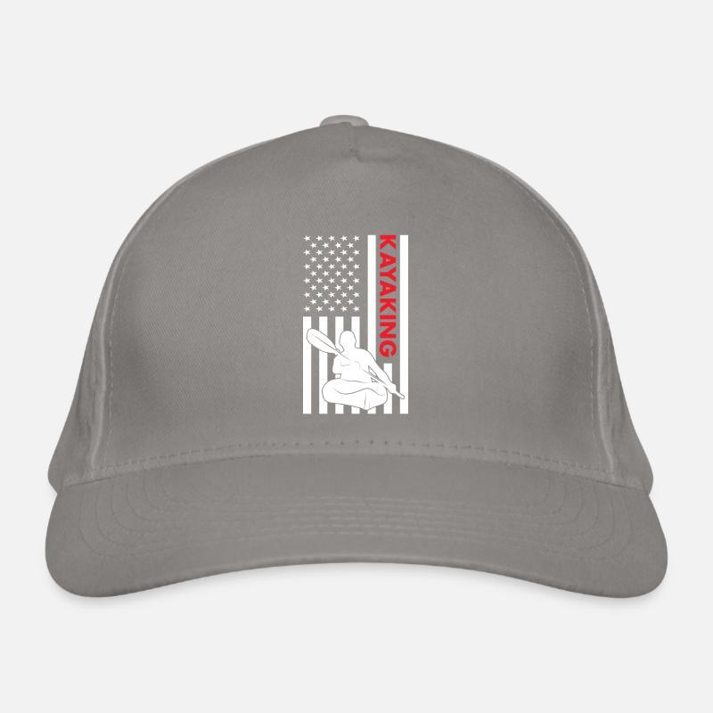 Kayaker Us Flag Kayaking Bio-Baseballkappe