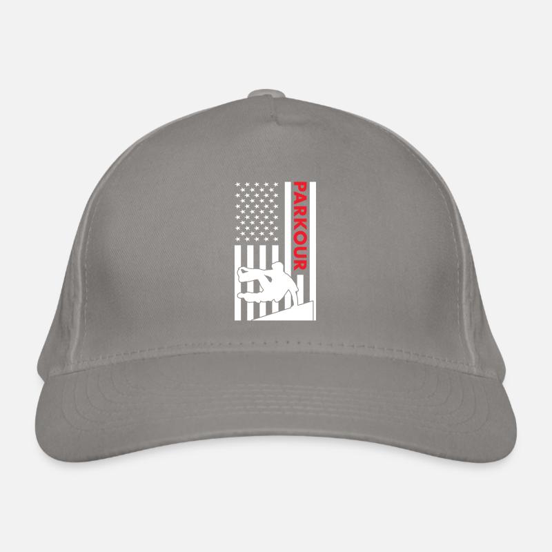 Traceur Us Flag Parkour Casquette classique bio