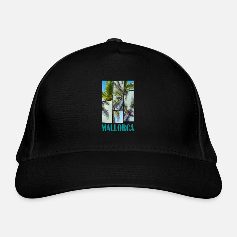 Majorque Été Soleil Plage Palmiers de Mer Vacances Casquette classique bio