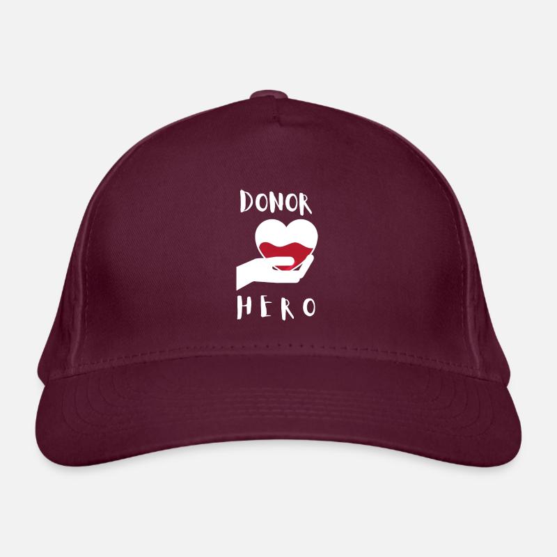 Héros du don de sang Casquette classique bio