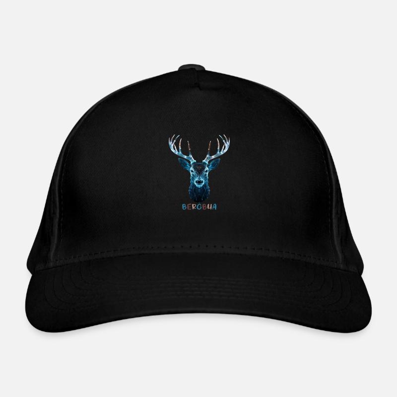 Hirsch Bergbua Hirsch Geschenk Dorffest Wandern Bio-Baseballkappe