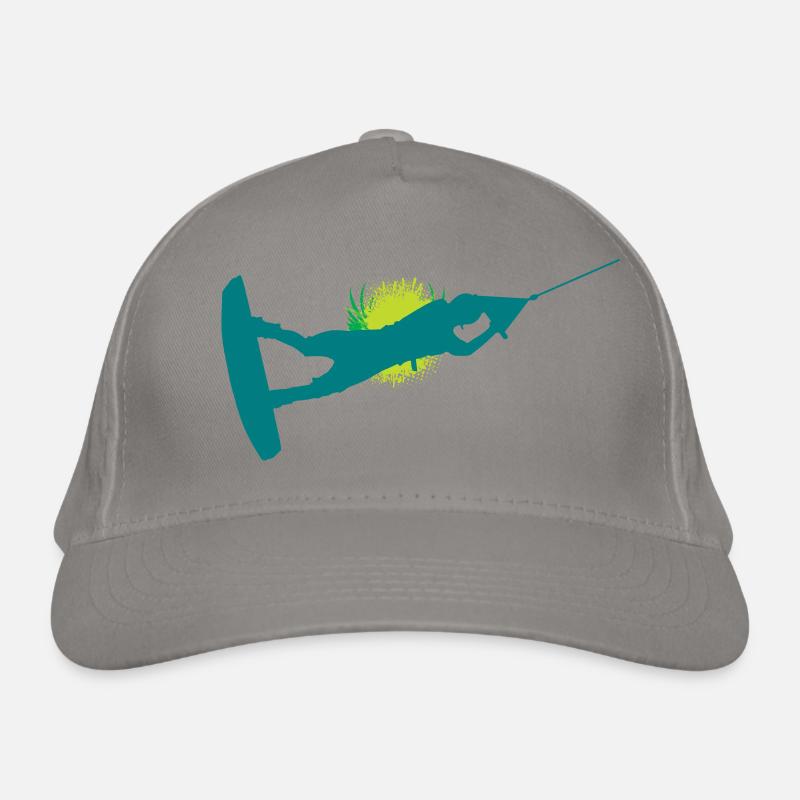 Vector background eu Organic Baseball Cap