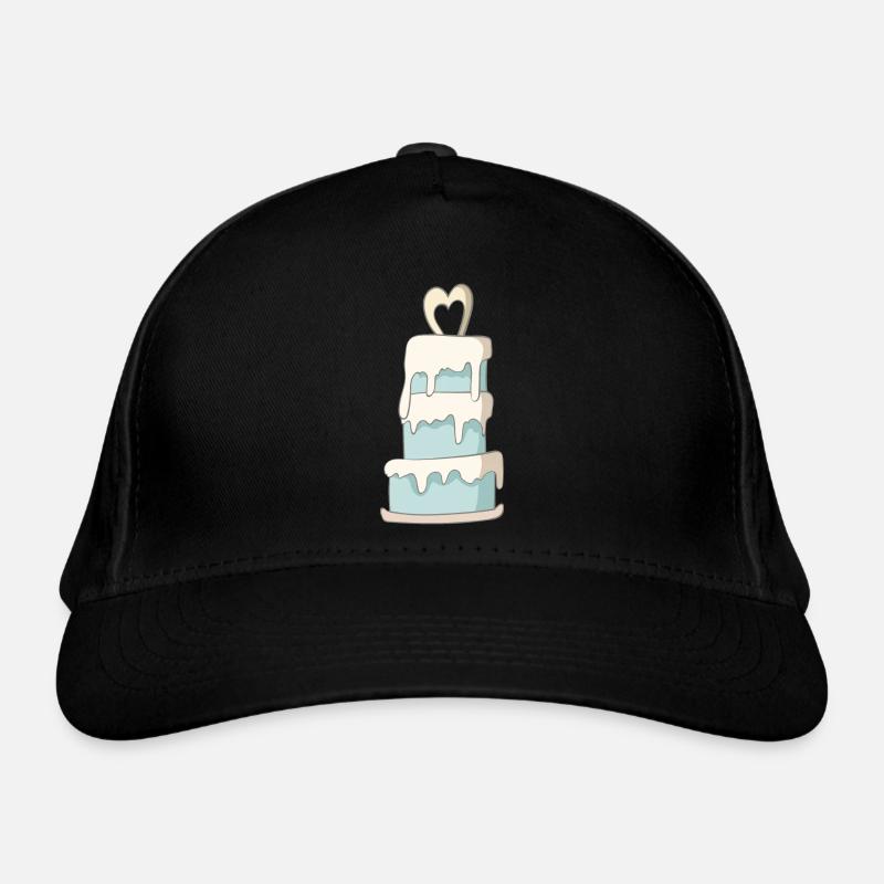 wedding cake Organic Baseball Cap