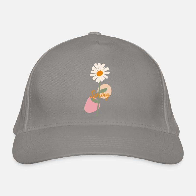 Belle conception de printemps de fleurs Casquette classique bio