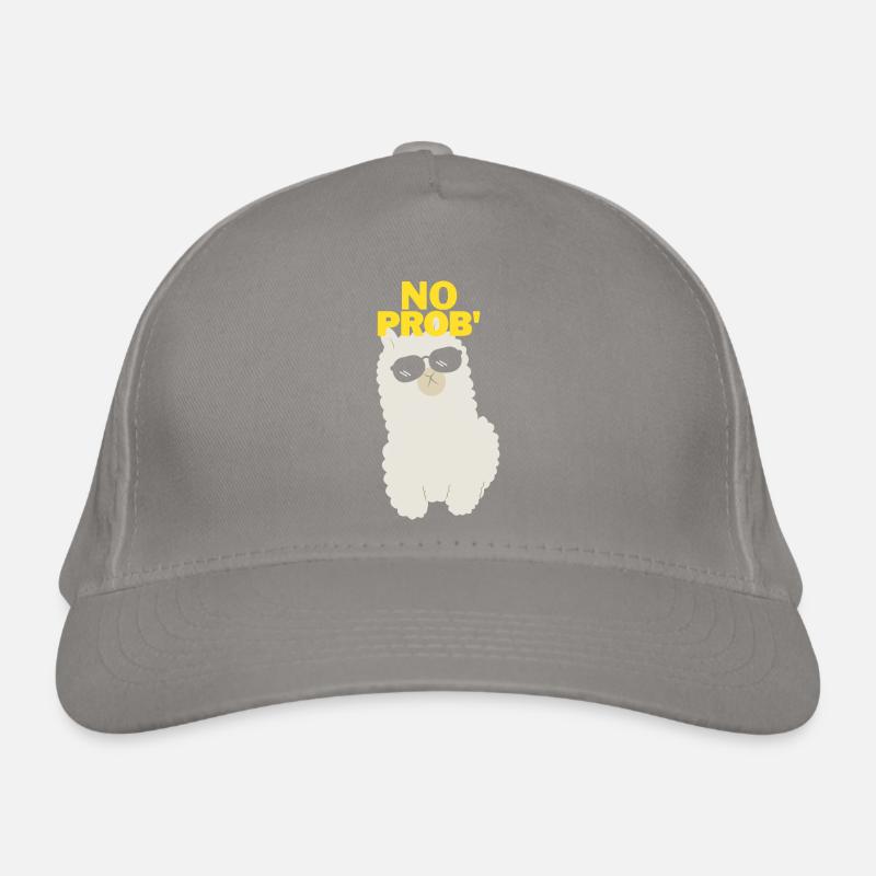 NO PROB'Lama Organic Baseball Cap