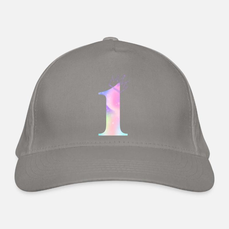 1st anniversary rainbow Organic Baseball Cap