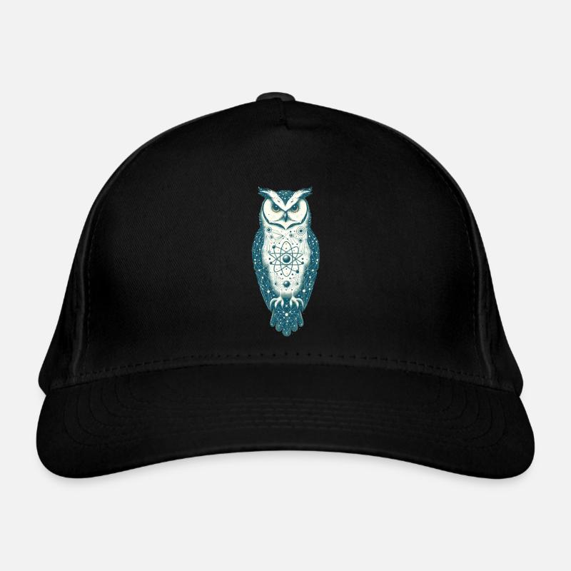 Hibou dans l’espace | L’univers dans la chouette Casquette classique bio