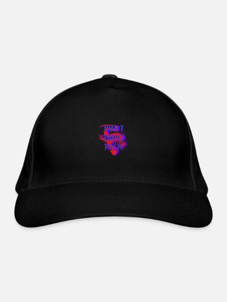 Don't Trust Them – Dark Statement Graphics - Organic Baseball Cap - black - Front