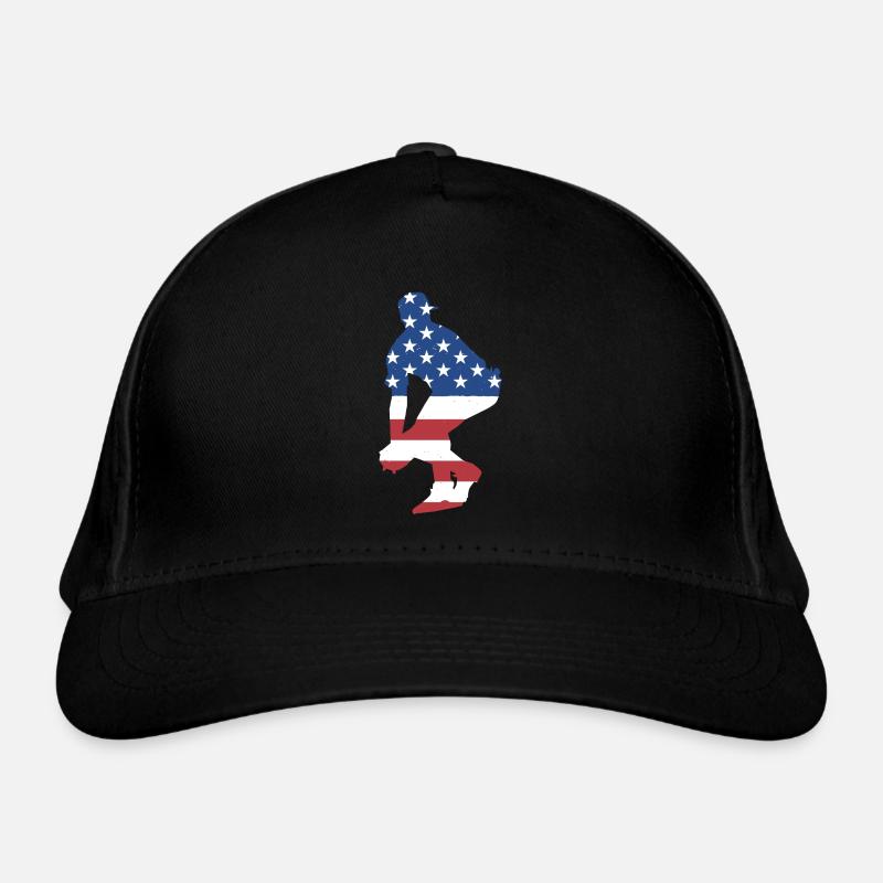 Sport Us Flag Softball Organic Baseball Cap