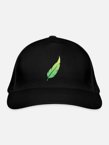 Feather Feeling #5 - Bio-Baseballkappe - Schwarz - Vorne
