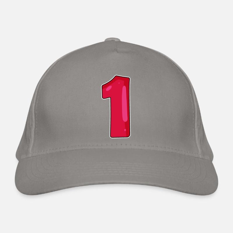 zahl 1 Bio-Baseballkappe