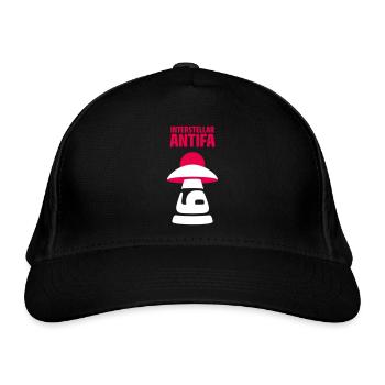 Antifa interstellaire - Casquette classique bio - noir - Devant