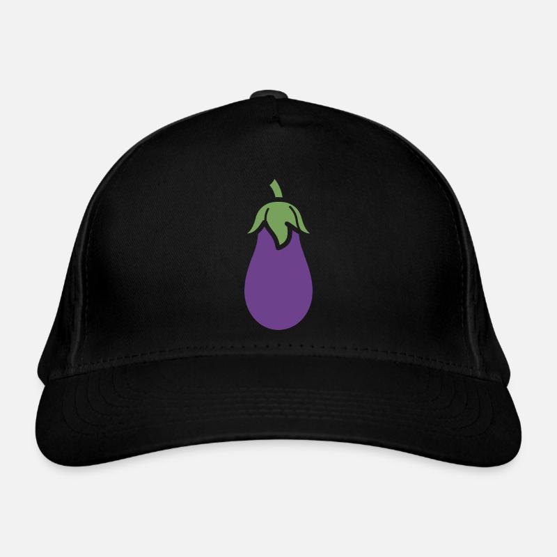 Eggplant Organic Baseball Cap