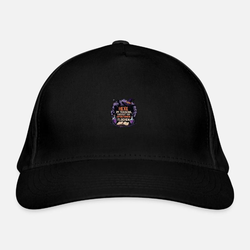 Hexe Hexenbesen Hexenkostüm Halloween Bio-Baseballkappe