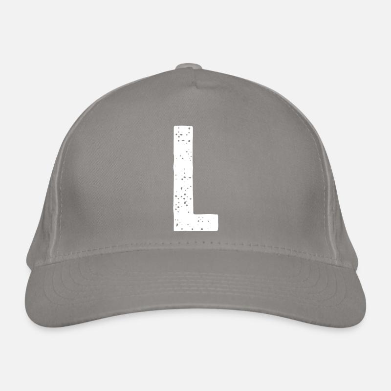 Lettre L Casquette classique bio