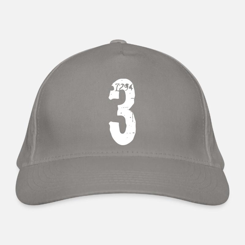 3 ! Numéro 3 ! Casquette classique bio