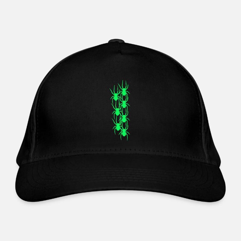 Spider Spider Animals Horror Halloween Organic Baseball Cap