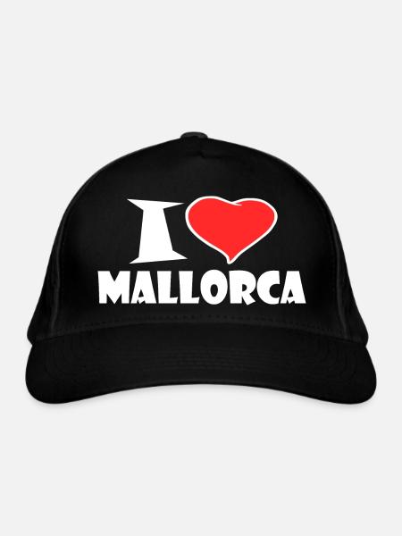Mallorca - Bio-Baseballkappe - Schwarz