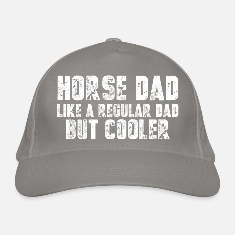 Horse dad cool Bio-Baseballkappe