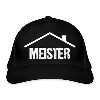 Hausmeister - Bio-Baseballkappe - Schwarz - Vorne