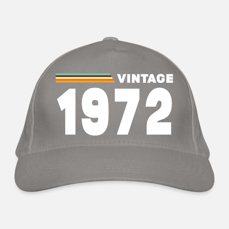 Vintage 1972 Organic Baseball Cap