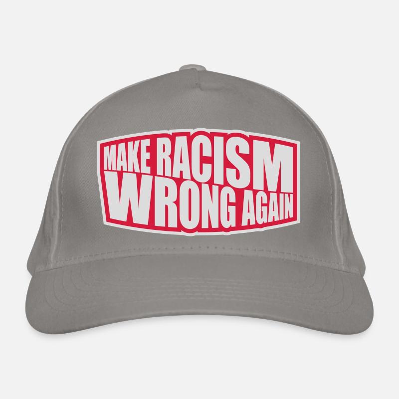 make racism wrong again Bio-Baseballkappe