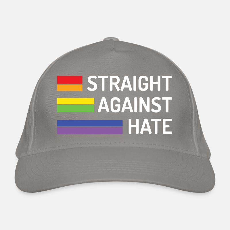 Pride Month - Straight Against Hate Organic Baseball Cap