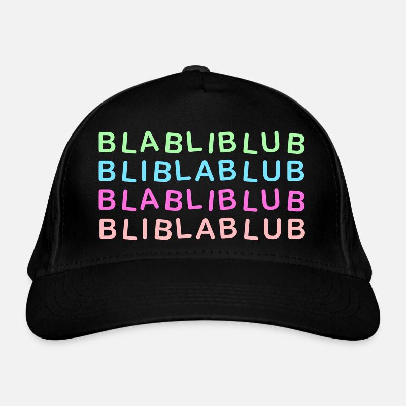 Bla Bli Blub Bio-Baseballkappe