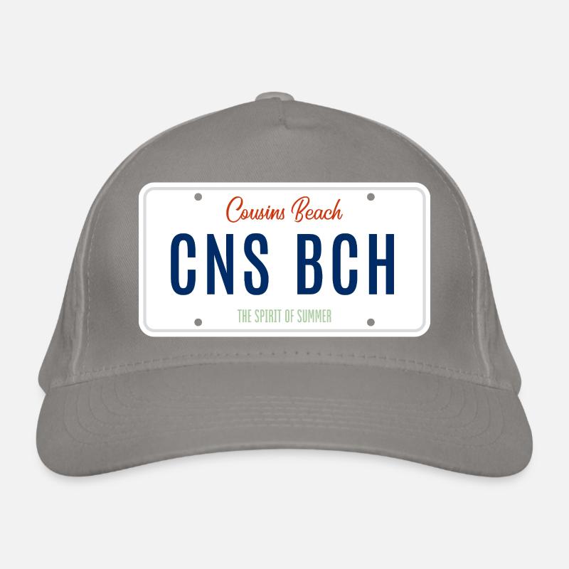 Plage Cousins – Plaque d’immatriculation Casquette classique bio