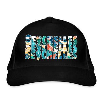 Seychelles - Bio-Baseballkappe - Schwarz - Vorne