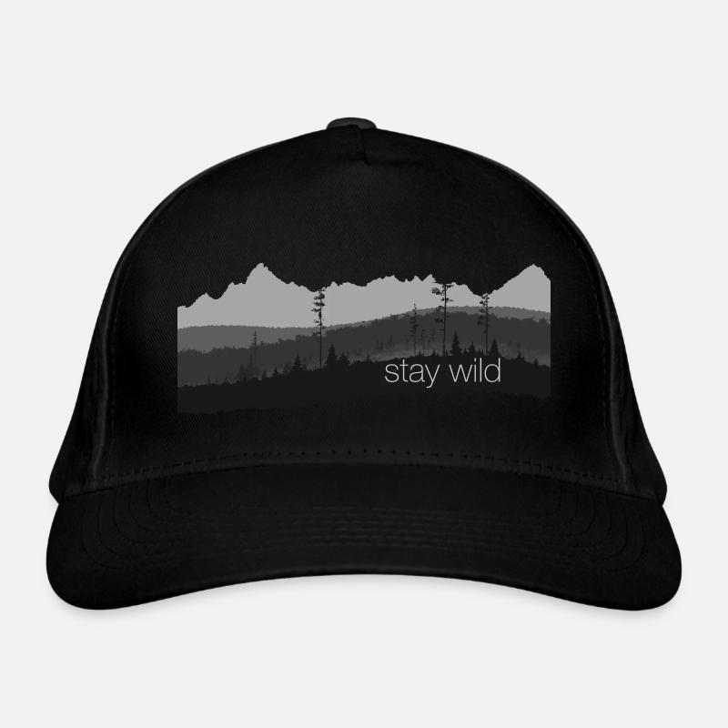 Is wilderness your natural element. Stay wild. Organic Baseball Cap