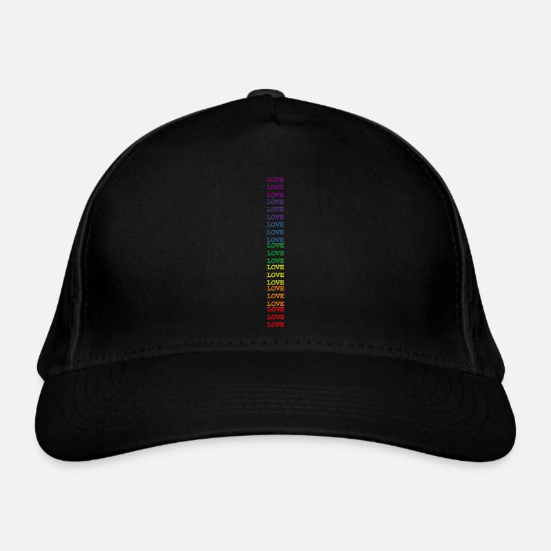 thumbnail Love vertical Organic Baseball Cap