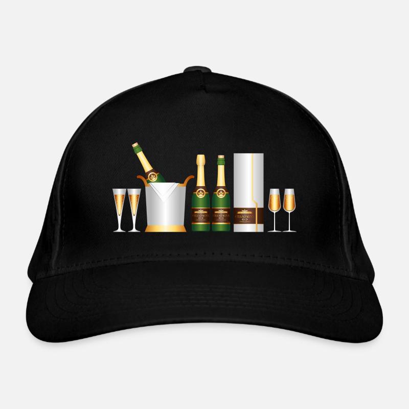 Ensemble de vin mousseux Casquette classique bio