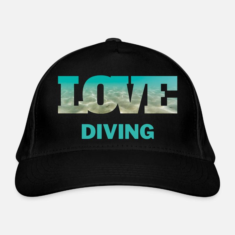 Underwater Triangle Diving Snorkeling Holiday Organic Baseball Cap