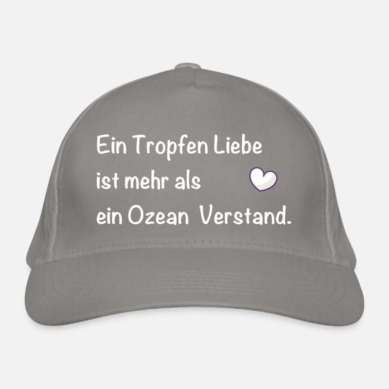 Spruch Liebe Romantisch Bio-Baseballkappe