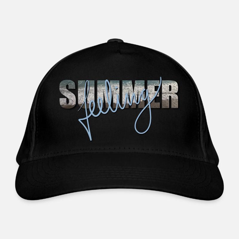 Summerfeeling - sea, sun, beach Organic Baseball Cap