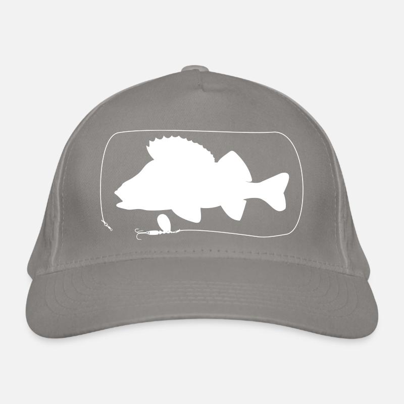 Perch with spinner Organic Baseball Cap