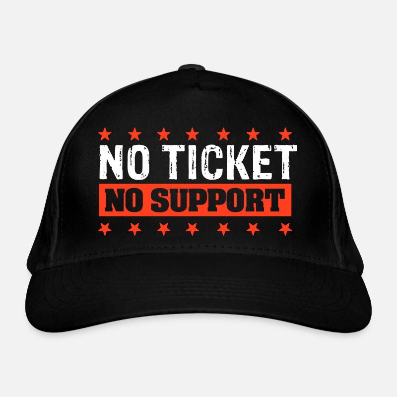 No Ticket No Support Computer Scientist IT Administrator Organic Baseball Cap
