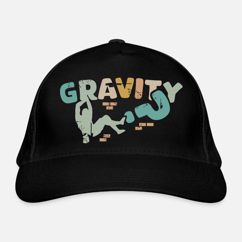 mur d’escalade de bloc rétro utilisélook icon logo Casquette classique bio