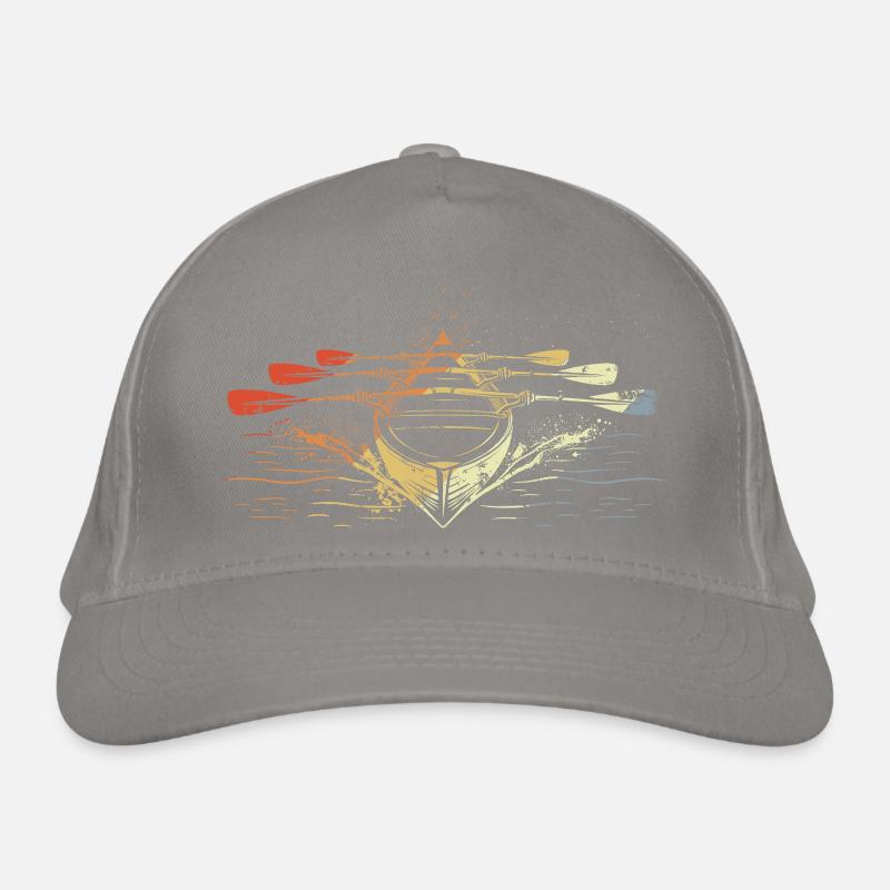 Rameur de course look vintage Casquette classique bio