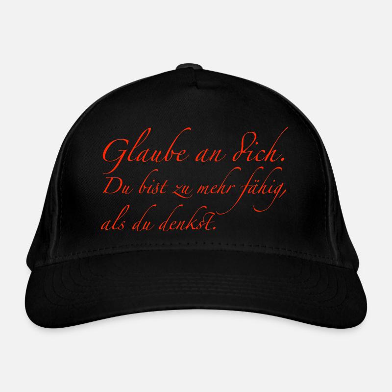 Croyez en vous Casquette classique bio