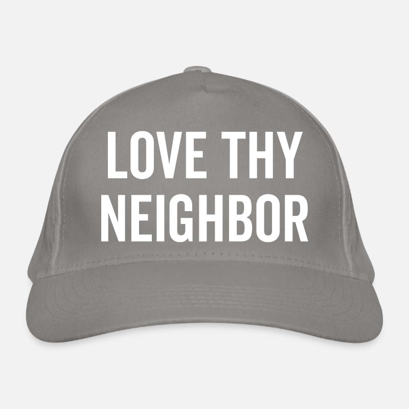 Liebe deinen Nächsten Bio-Baseballkappe