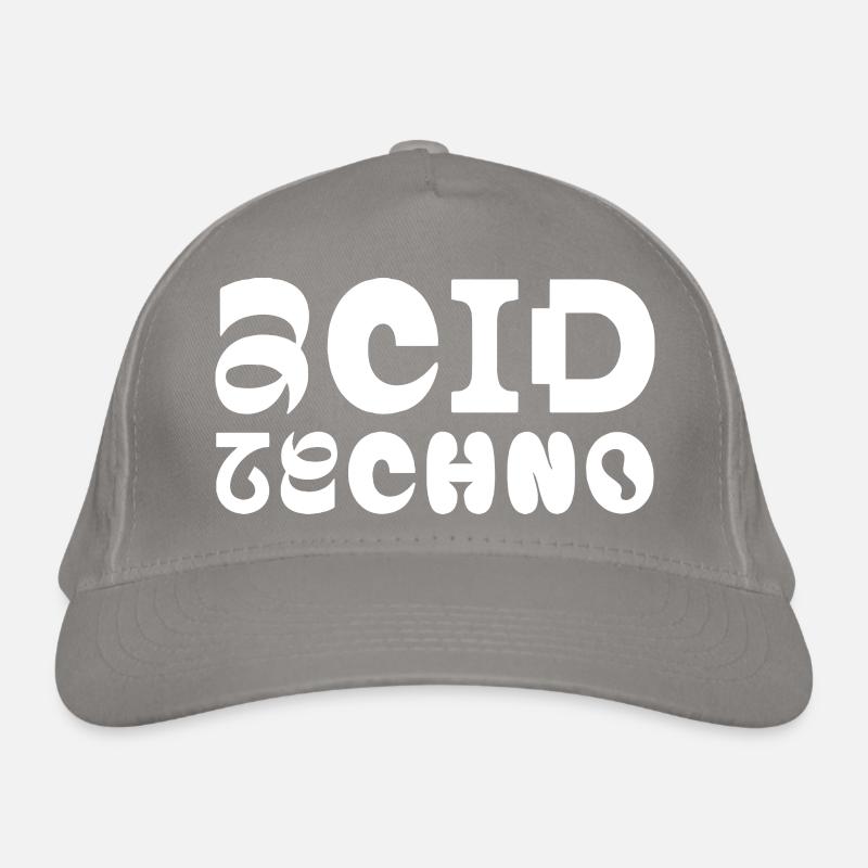 Acid Techno Pulse Typografie Bio-Baseballkappe