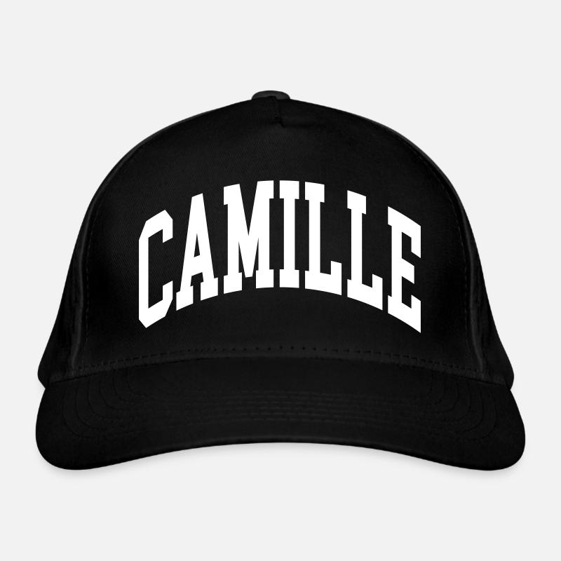 Camille - Casquette classique bio - noir